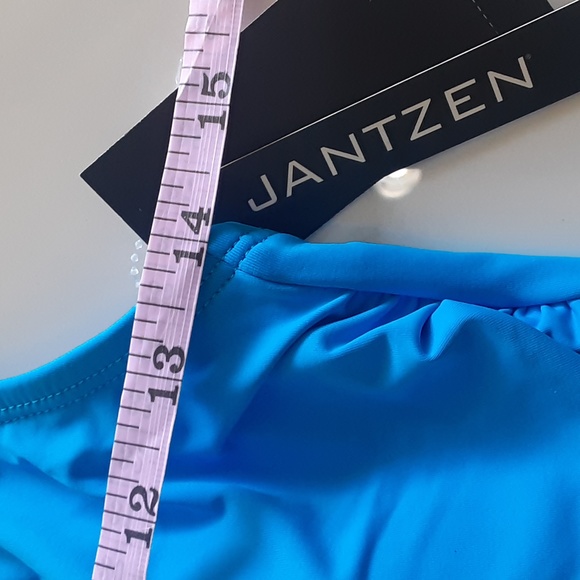 🆕️ Jantzen NWT Turquoise One Piece Swimsuit Size 10 - Picture 12 of 16